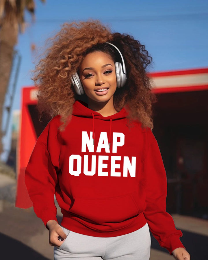 Nap Queen Long Sleeve Hoodie