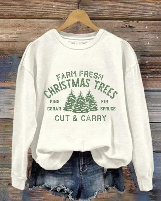 Farm Fresh Christmas Trees Sweatshirt