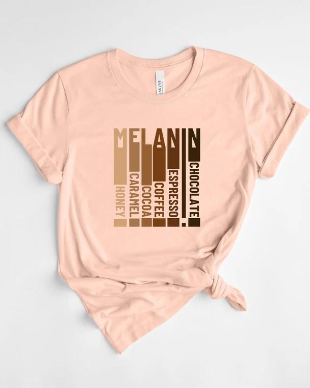 Black Woman Melanin Short Sleeve Tshirt