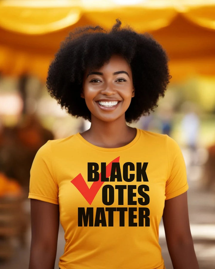 Black Vote Matter Short Sleeve T-shirt