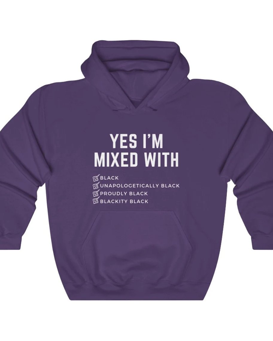 Yes Im Mixed With Long Sleeves Hoodie