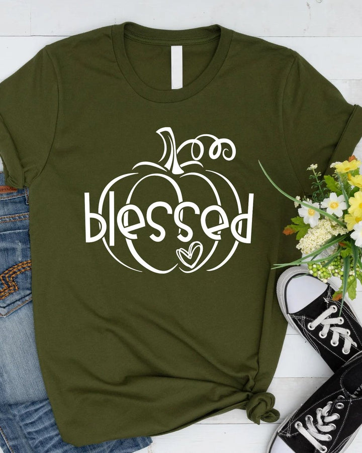 Blessed Fall Crew Neck Unisex Short Sleeve Tshirt