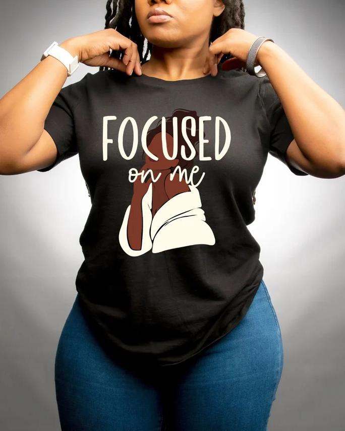 Focused On Me Women Tshirt