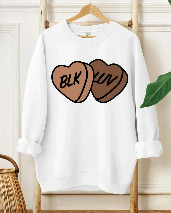 Black Love Art Long Sleeve Sweatshirt