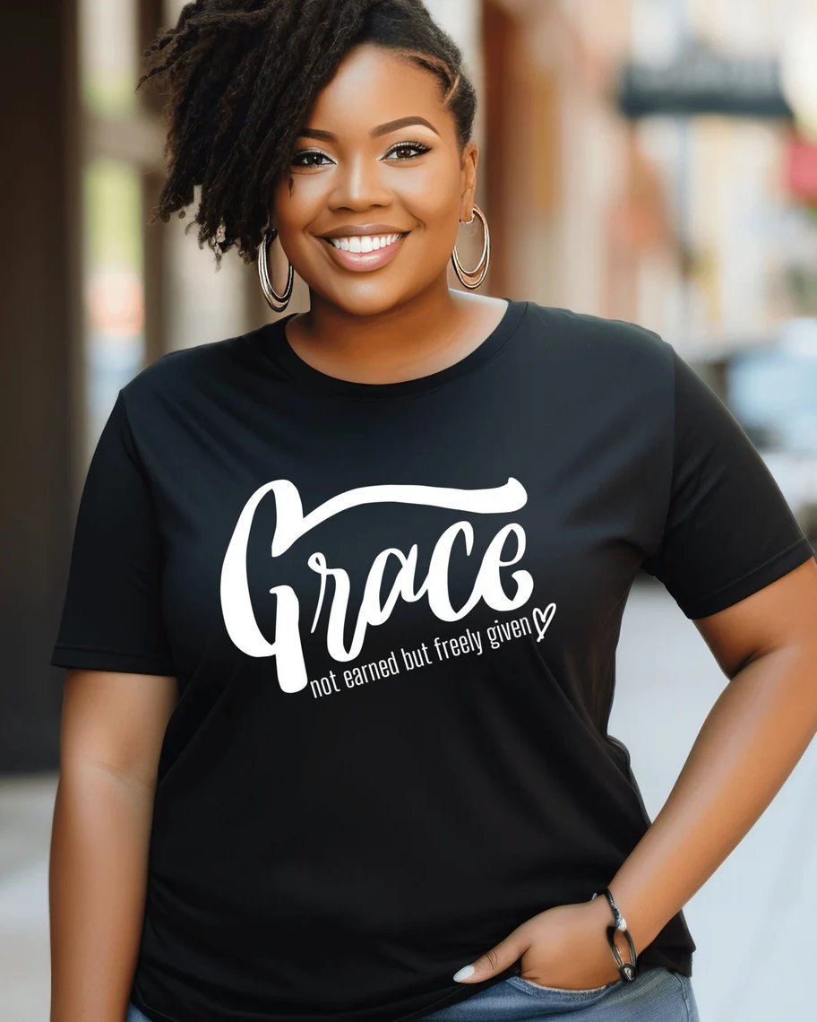 Grace Crew Neck Unisex Short Sleeve Tshirt