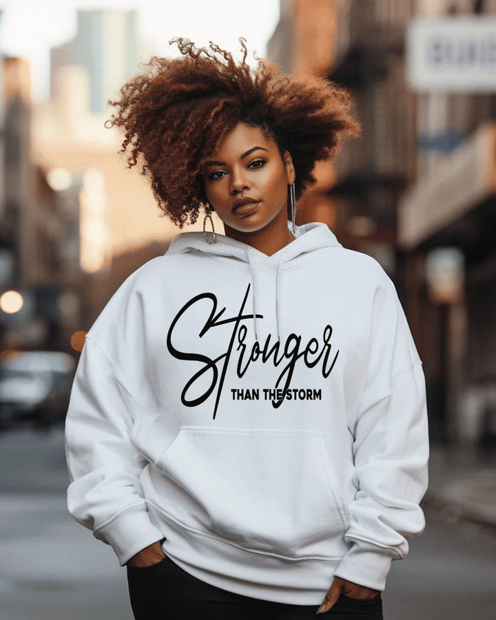 Stronger Than the Storm Long-sleeved Hoodie