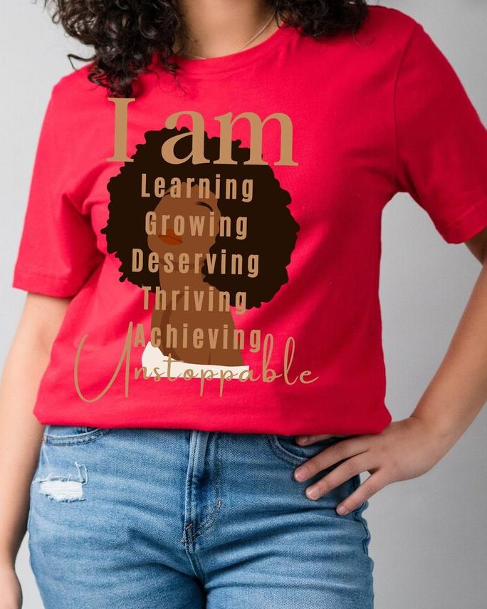 Black Queen I Am Learning Tee