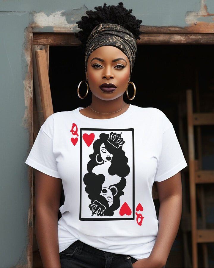 Queen Of Hearts Short Sleeve T-shirt