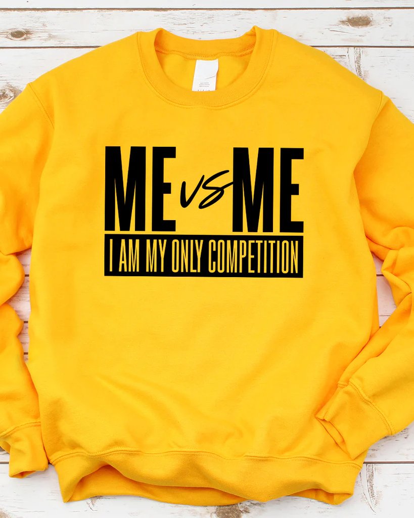 Me Vs Me Long Sleeve Sweatshirt