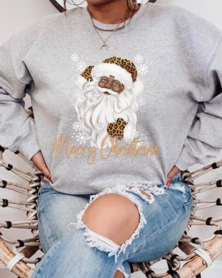 Black Santa Claus Sweatshirt