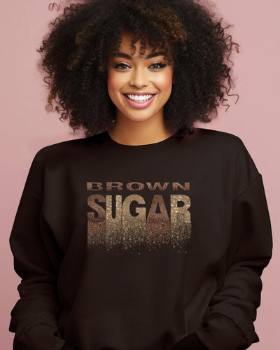 Golden Letters Brown Sugar Sweatshirt