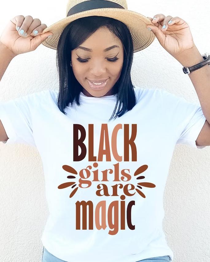 Black Girl Black Girl Magic Tee