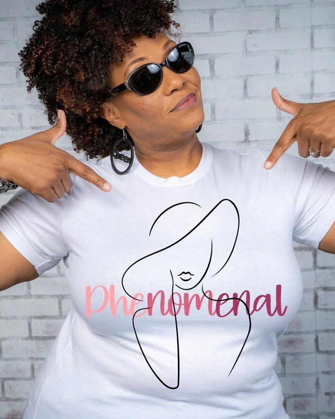 Phenomenal Black Woman Short Sleeve T-shirt