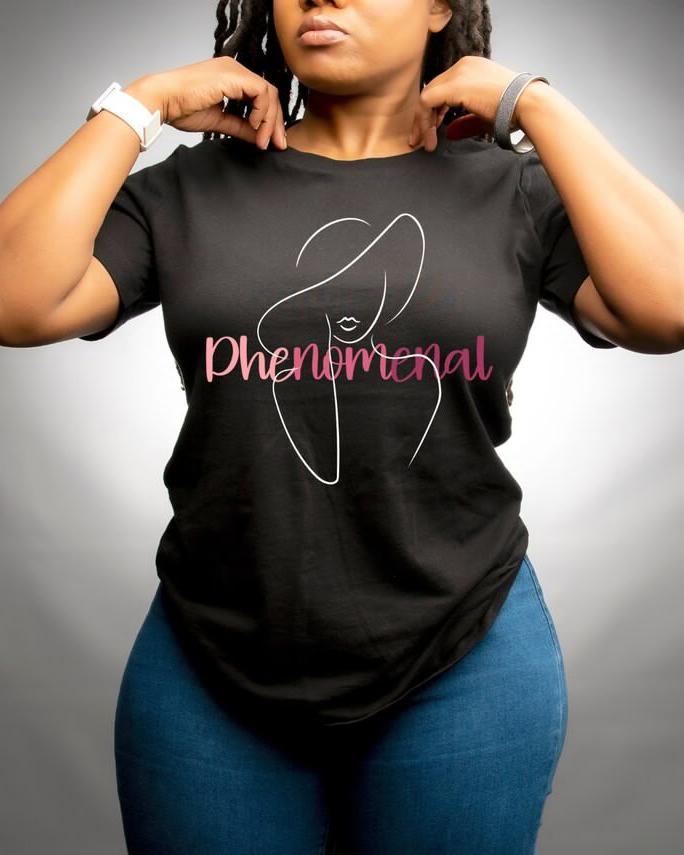 Phenomenal Black Woman Short Sleeve T-shirt