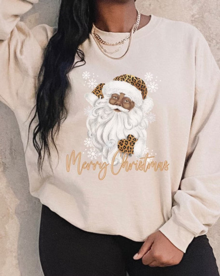 Black Santa Claus Sweatshirt