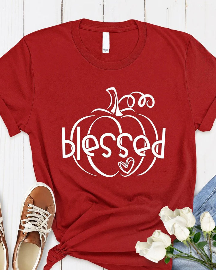 Blessed Fall Crew Neck Unisex Short Sleeve Tshirt