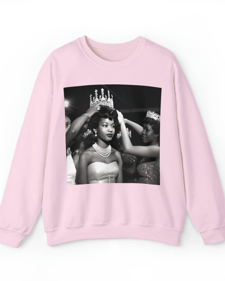 Black Beauty Queen Crewneck Long Sleeve Sweatshirt