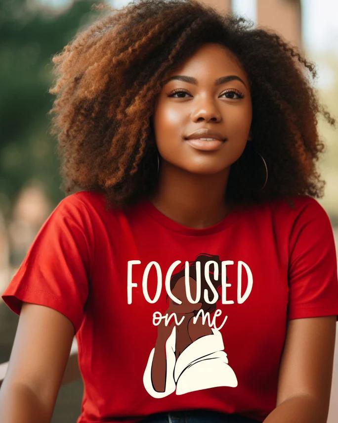 Focused On Me Women Tshirt