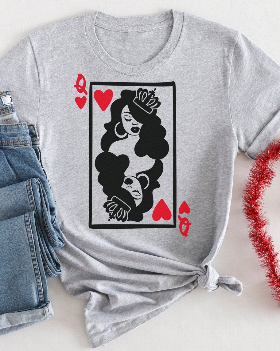 Queen Of Hearts Short Sleeve T-shirt