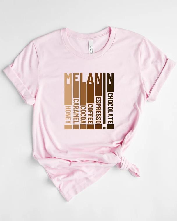 Black Woman Melanin Short Sleeve Tshirt