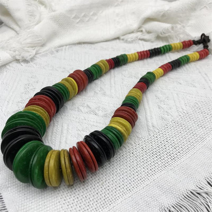 wooden necklace africa